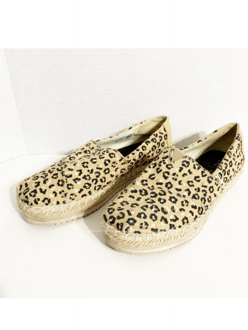 TOMS Classic Alpargata Natural Rope Platform Espadrille in 🐆 Cheetah-Print